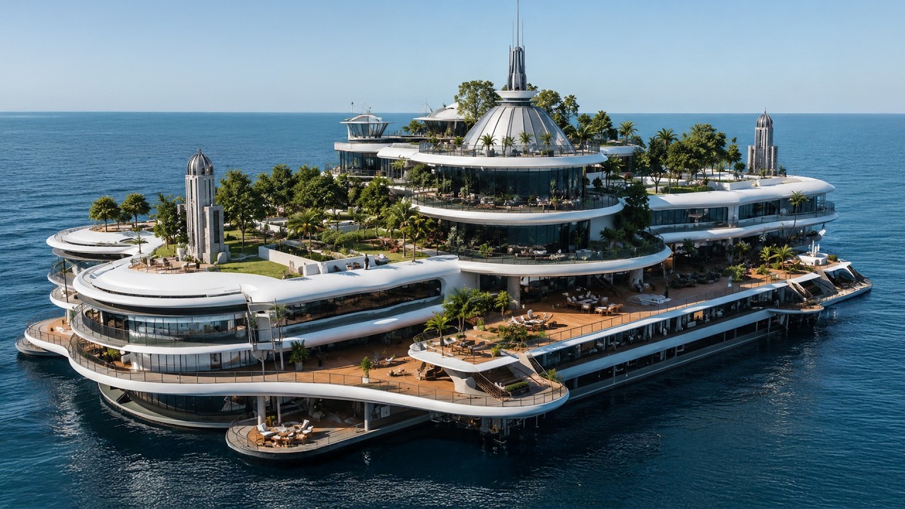 La maison flottante la plus chère du monde a même stupéfié le président des États-Unis