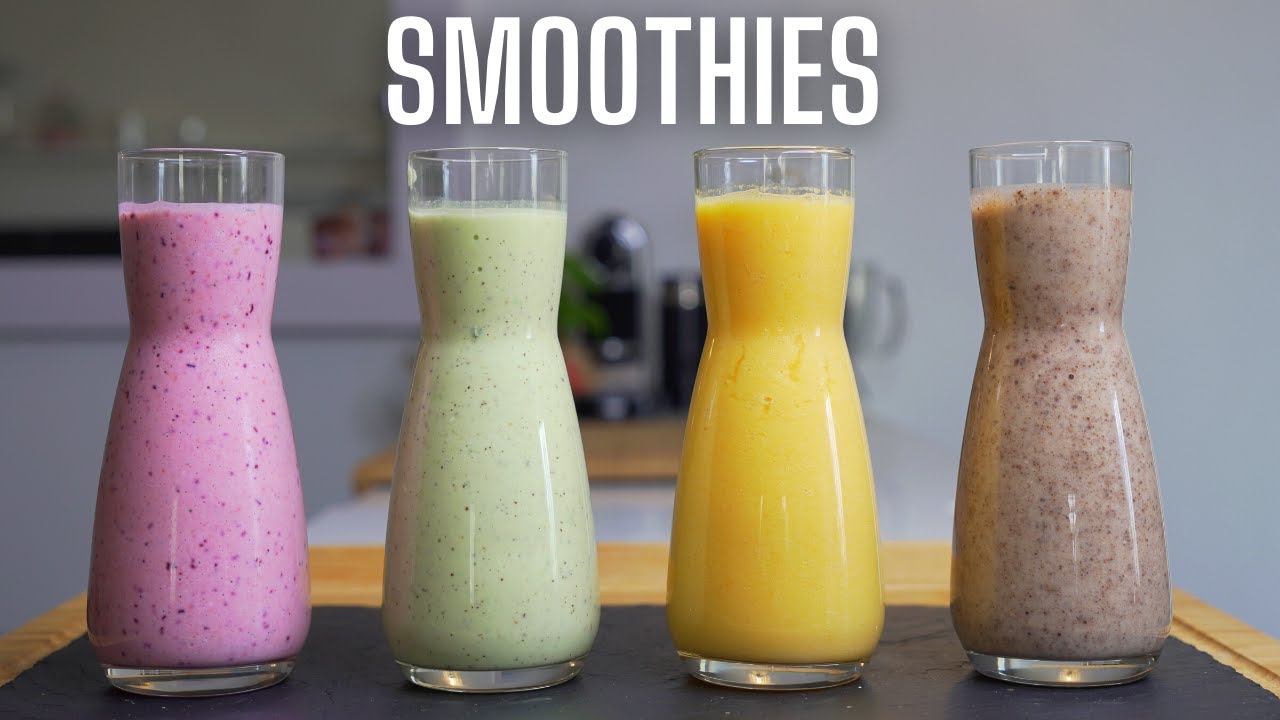 4 SMOOTHIES POUR FAIRE LE PLEIN DE VITAMINES -- FOOD IS LOVE