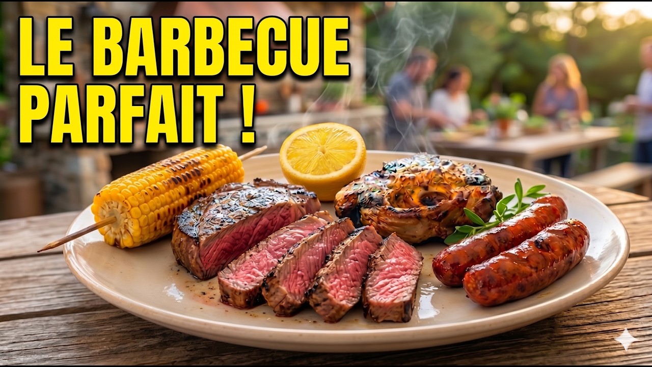 🔥 Le barbecue parfait : comment réussir la cuisson de l’agneau, du bœuf, du chorizo et du maïs