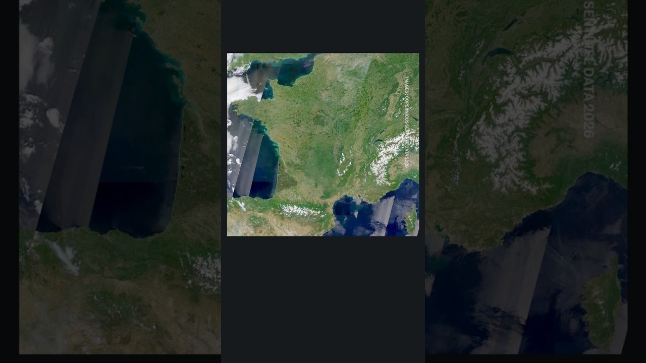 Canicule : la sécheresse en France vue du ciel