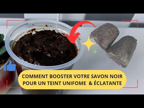 MELANGE DE SAVON NOIR SUPER EFFICACE CONTRE LES BOUTONS ET TÂCHES #hyperpigmentation