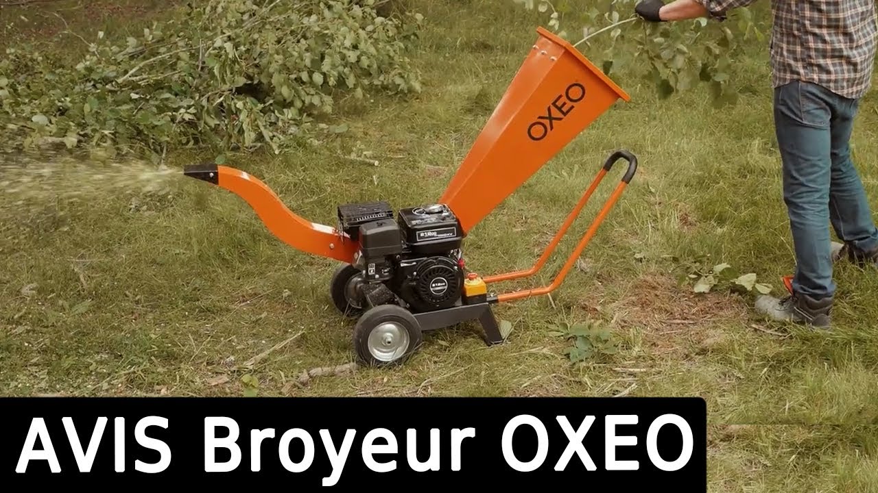 Broyeur de Branches Thermique OXEO : Pas Cher et Efficace !!!