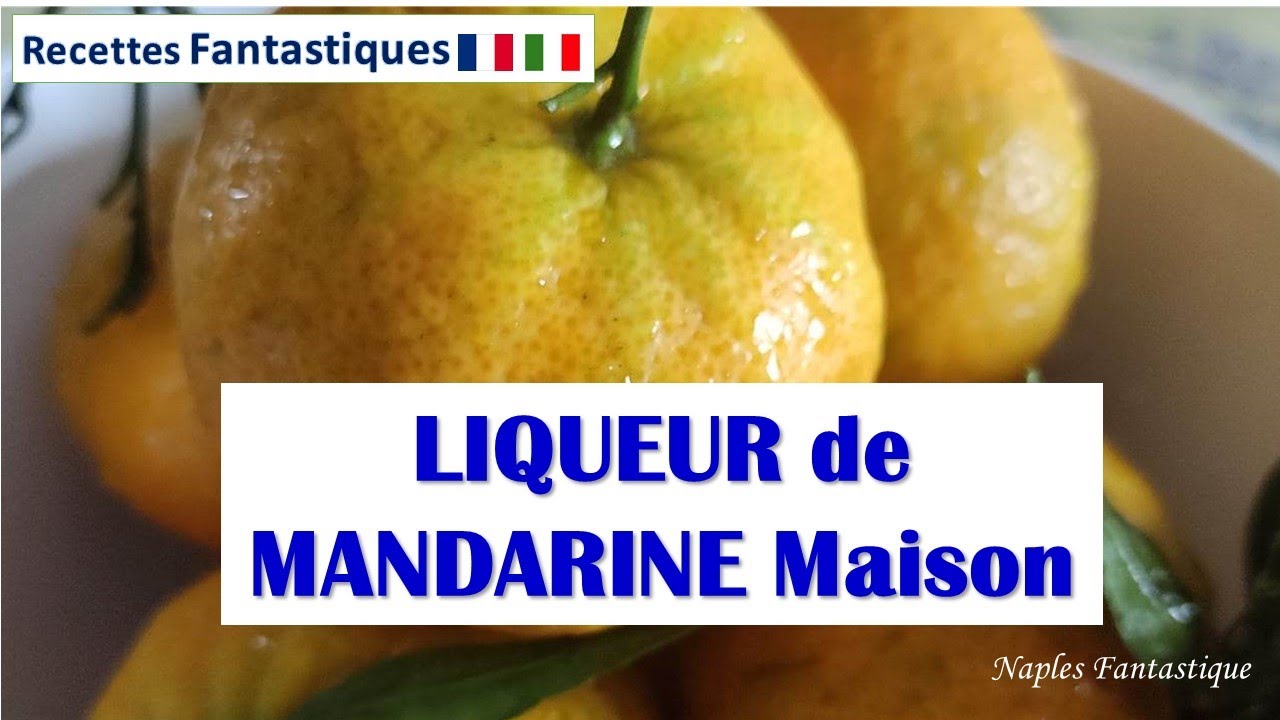Liqueur de mandarine faite maison 🧑‍🍳EXCELLENTE