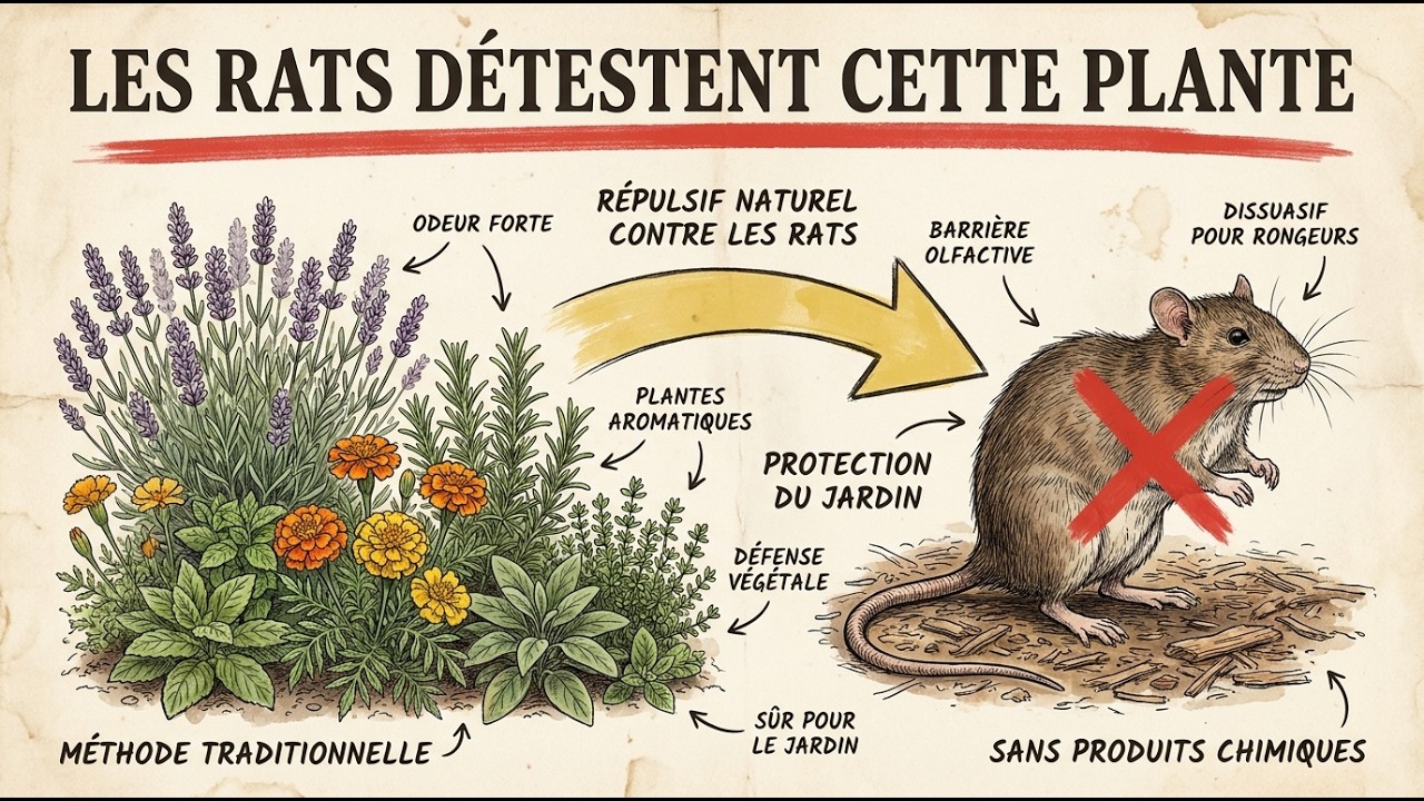 Plantez Simplement Ces 7 Plantes Autour de Votre Maison et les Rats Disparaîtront Peu à Peu