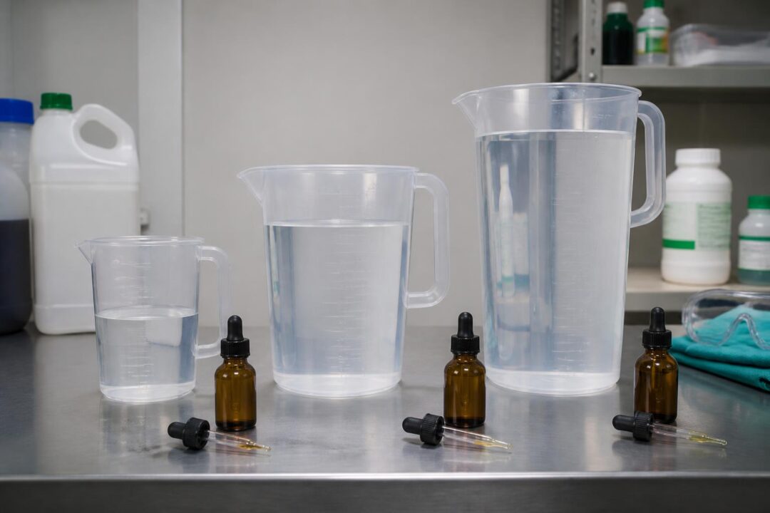 découvrez le tableau de dilution précis pour le dosage du roundup et du glyphosate, adapté à 1, 5 et 10 litres d'eau, pour une utilisation efficace et sécurisée.