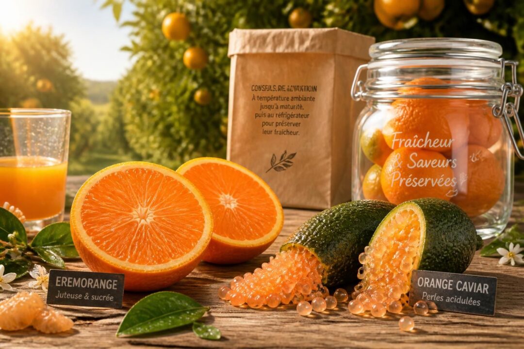 découvrez l'origine, la saveur unique de l'eremorange et de l'orange caviar, ainsi que des conseils pratiques pour bien conserver ces fruits d'exception.