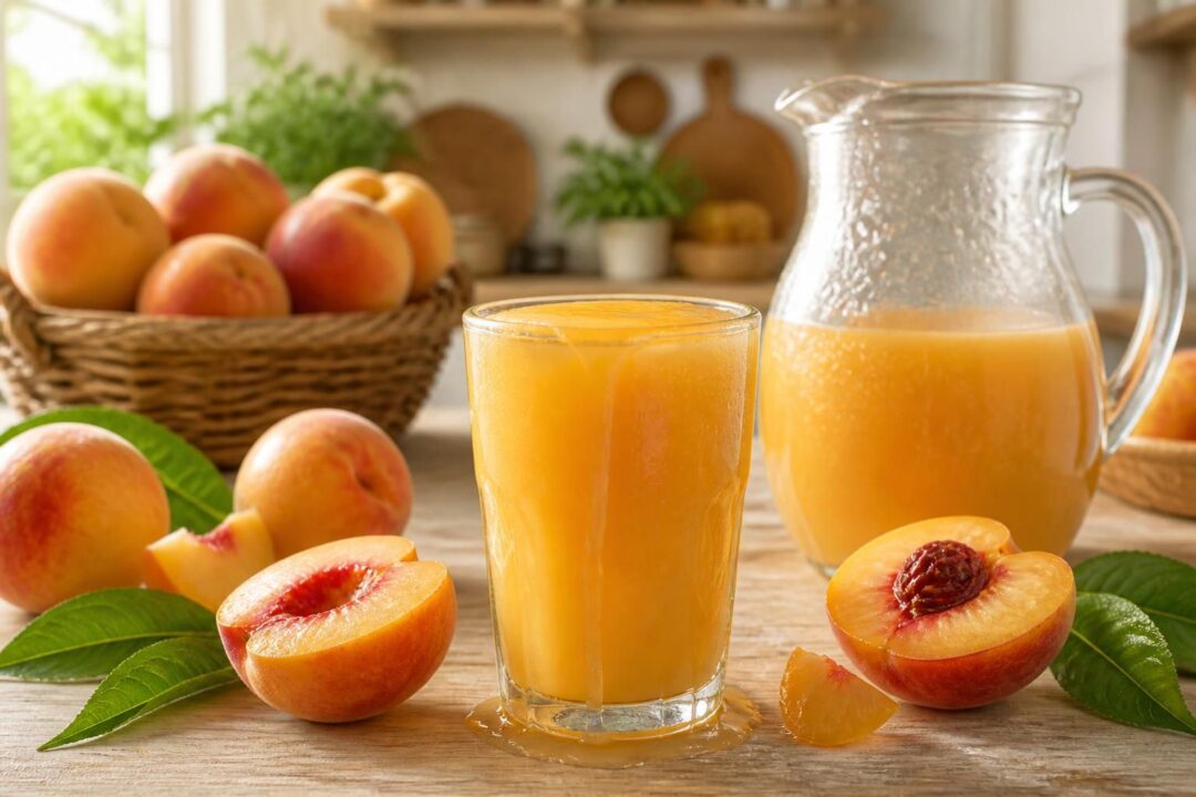 découvrez notre recette simple et rapide pour préparer un délicieux jus de pêche maison, à la fois frais et savoureux, parfait pour toute occasion.