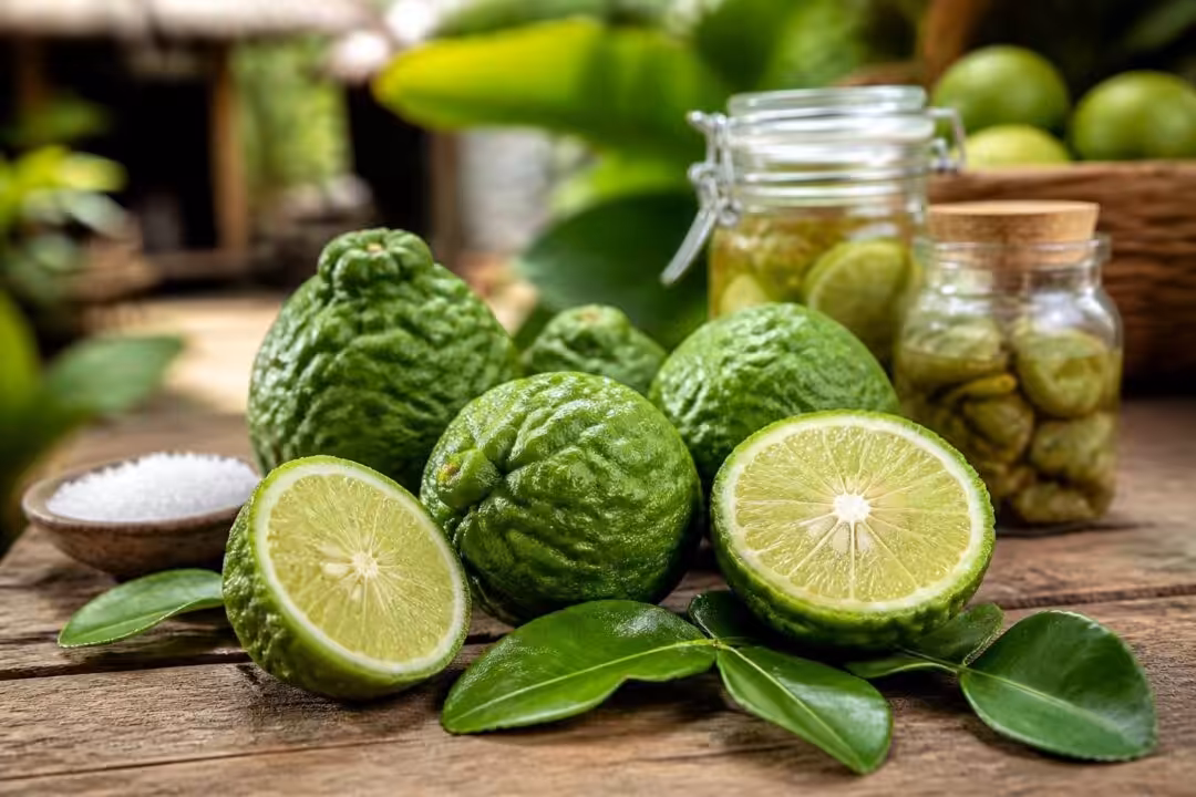 découvrez l'origine, la saveur unique et les méthodes de conservation des fruits kaffir et combava pour sublimer vos plats avec ces agrumes aromatiques.