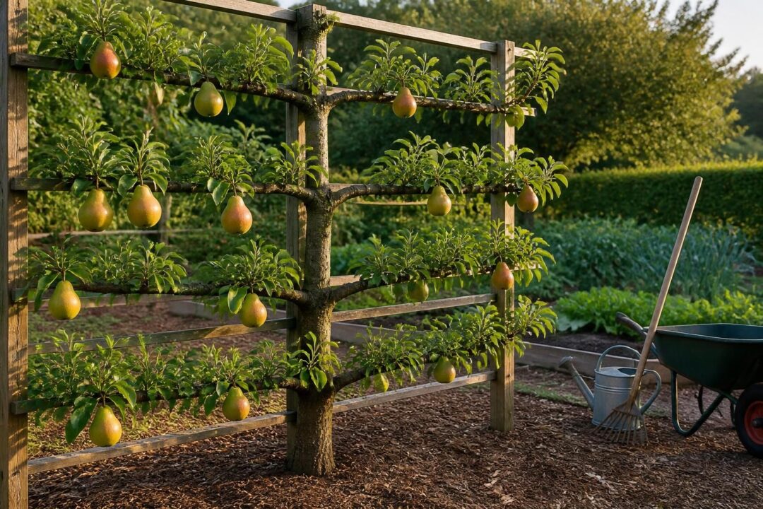 découvrez des techniques efficaces pour cultiver un poirier en espalier et profitez d'un entretien durable pour un arbre sain et productif toute l'année.