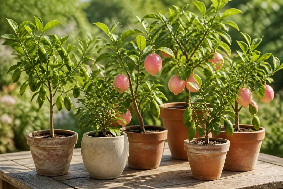 découvrez notre sélection de citron caviar et citronnier rose bio en pot, prêts à planter pour un jardin aromatique authentique et élégant.
