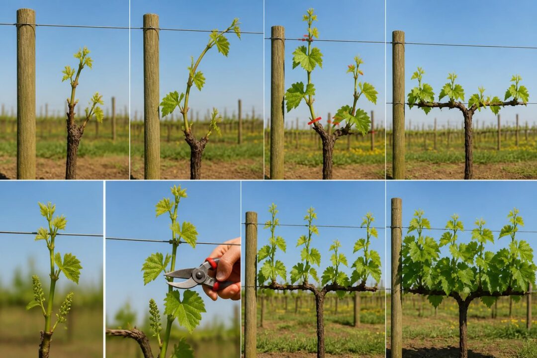 découvrez notre guide complet du schéma de palissage de la vigne avec des conseils de taille détaillés et faciles à suivre, spécialement conçus pour les débutants en viticulture.