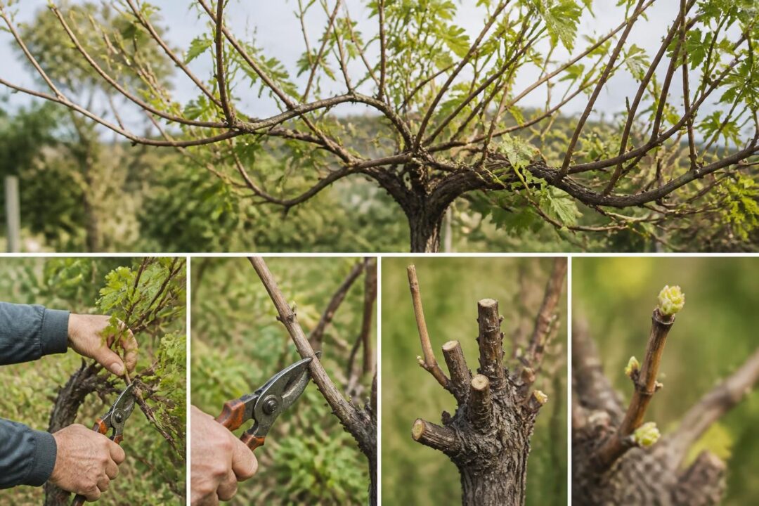 découvrez un schéma clair et les étapes clés pour réussir la taille de votre vigne grimpante et assurer une croissance optimale.