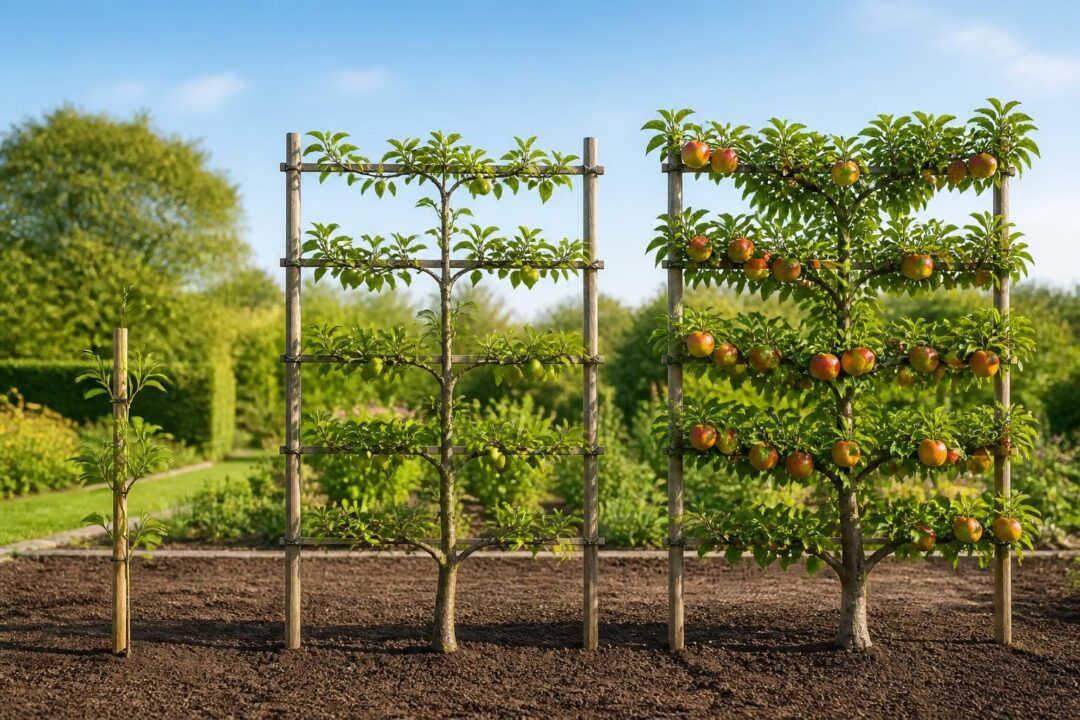 découvrez tout sur l'arbre fruitier en espalier, de la plantation du jeune plant à son développement en arbre adulte, pour réussir votre culture et optimiser votre espace.