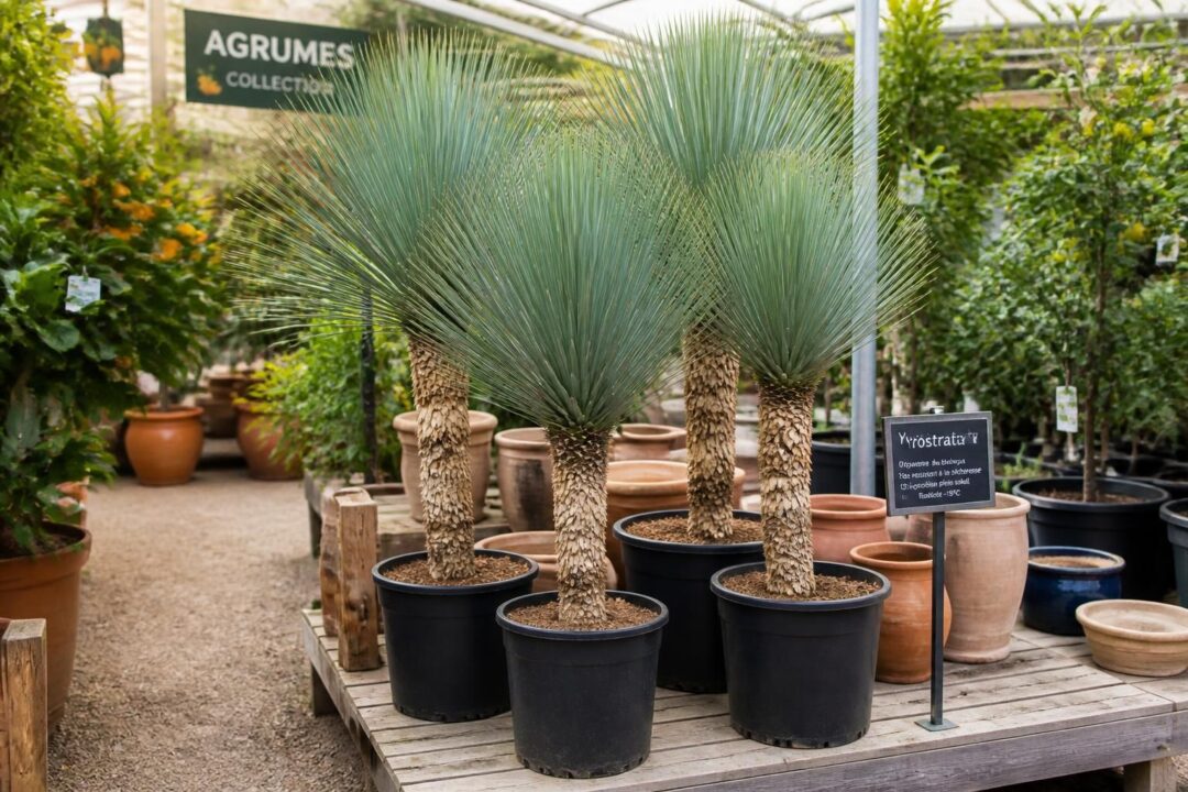 découvrez notre guide complet pour acheter un yucca rostrata en pot, proposé par une pépinière spécialisée en agrumes. conseils d’entretien, choix et plantation expliqués.