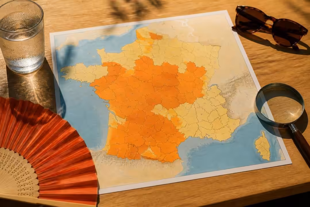 découvrez la liste des 61 départements français en vigilance orange face à une intense vague de chaleur, avec des conseils pour vous protéger efficacement.