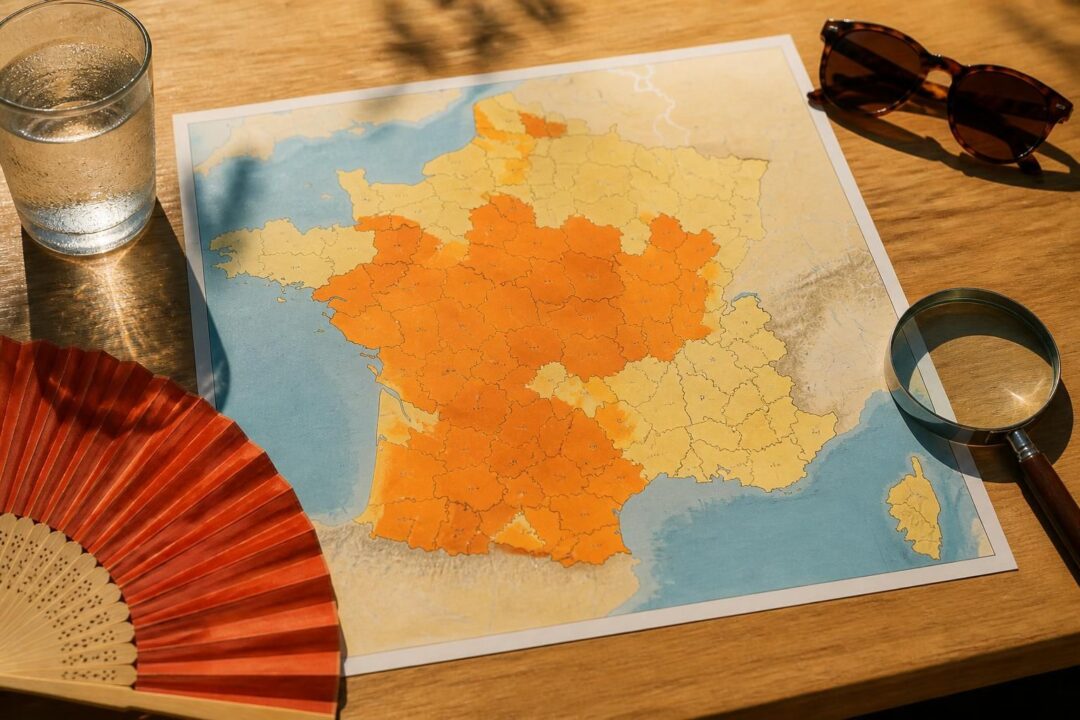 découvrez la liste des 61 départements français en vigilance orange face à une intense vague de chaleur, avec des conseils pour vous protéger efficacement.
