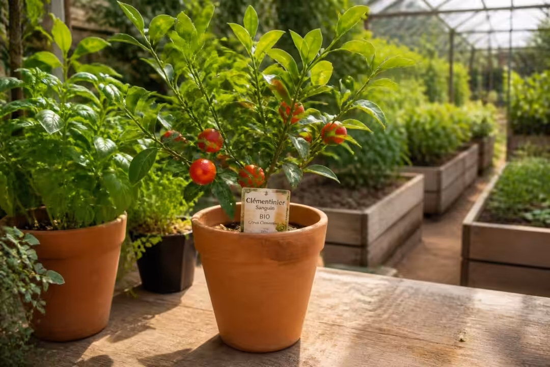 découvrez notre clémentine sanguine bio en pot, cultivée de manière écologique. commandez directement chez notre pépinière pour un fruit savoureux et naturel.