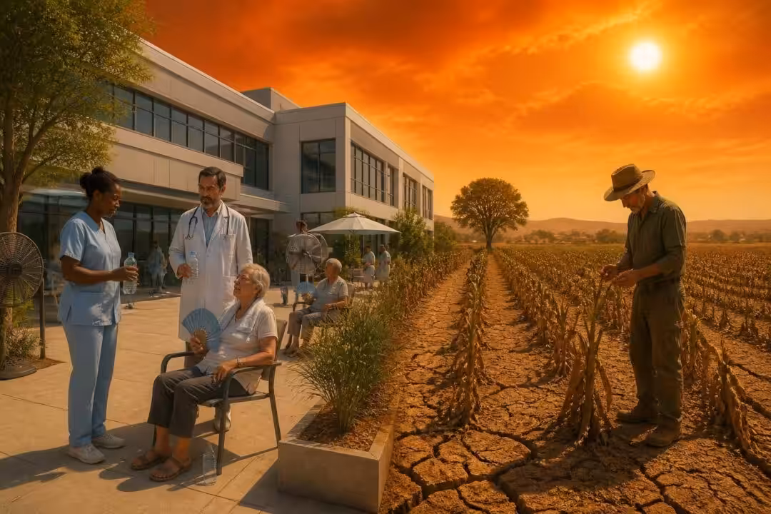 canicule : le gouvernement fait le point sur l'impact de la chaleur sur les hôpitaux et l'agriculture, et prépare les mesures pour la prochaine vague de chaleur.