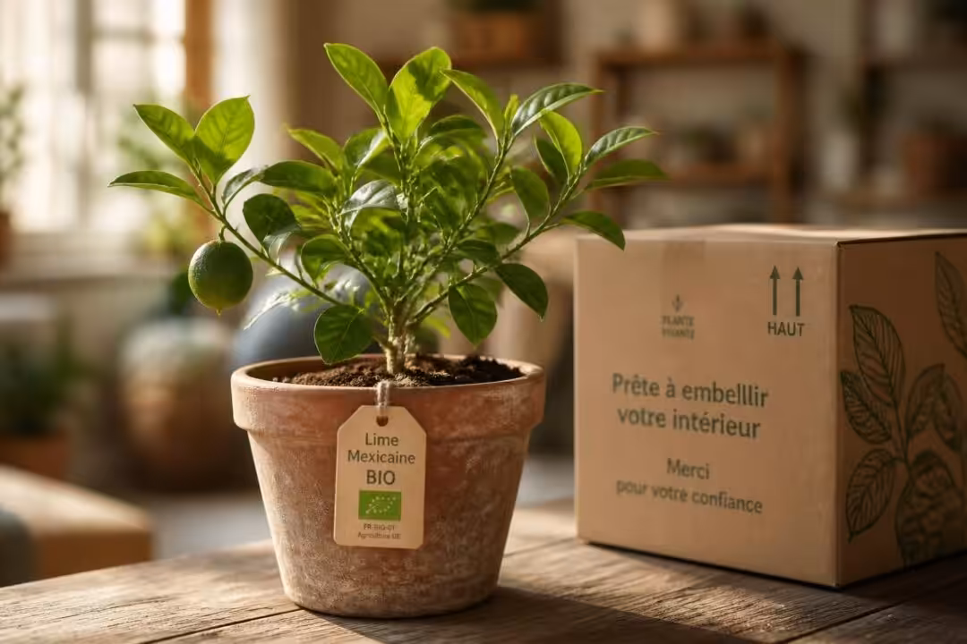 découvrez les bienfaits naturels de la lime mexicaine bio en pot, idéale pour agrémenter vos plats et boissons. bénéficiez d'une livraison soignée directement à votre domicile pour une fraîcheur optimale.