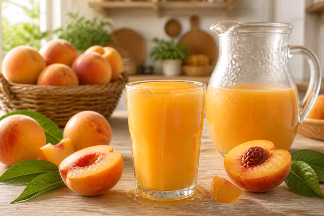 découvrez notre recette simple et rapide pour préparer un délicieux jus de pêche maison, à la fois frais et savoureux, parfait pour toute occasion.