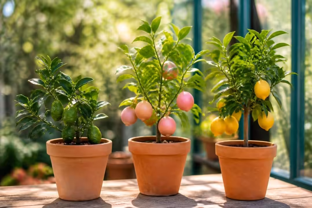 découvrez notre sélection bio de citron caviar et citronnier rose en pot, prêts à planter pour un jardin parfumé et original.