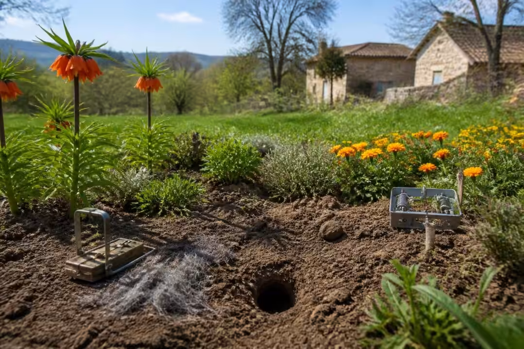 découvrez des méthodes naturelles efficaces pour éliminer les trous de campagnols et protéger votre jardin sans utiliser de produits chimiques.