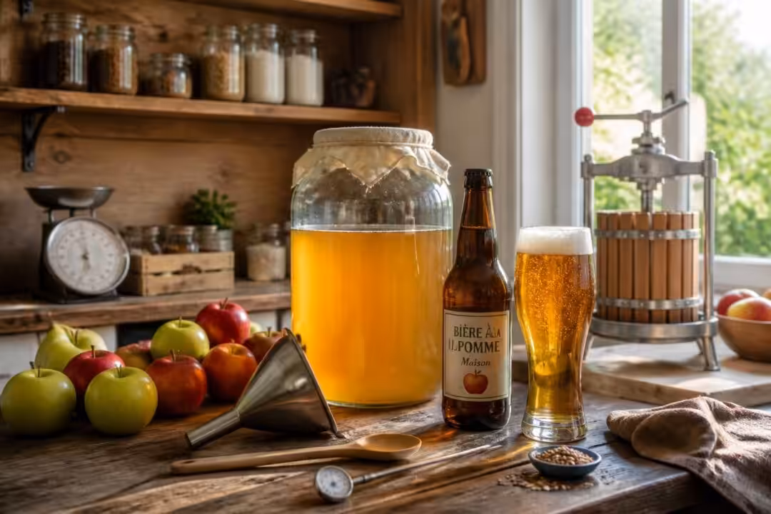 découvrez notre recette simple et efficace pour préparer une bière pomme maison savoureuse et réussir à coup sûr votre brassage artisanal.