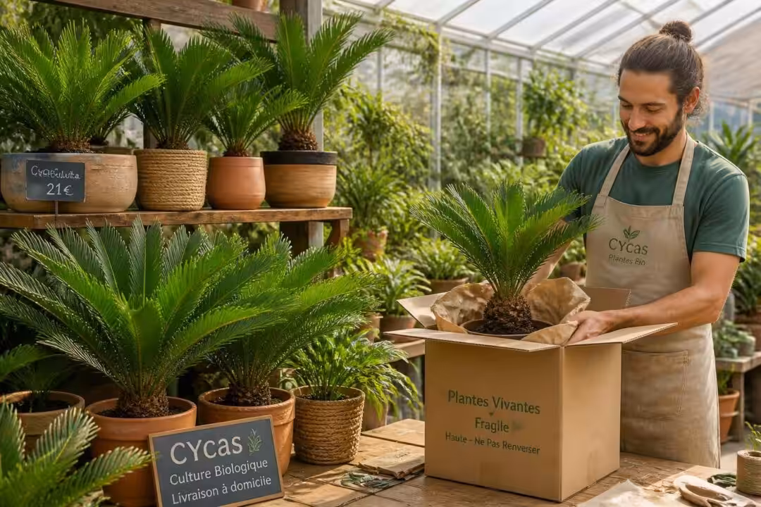 découvrez cicas plantes, votre pépinière bio spécialisée dans les cycas en pot. profitez d'une livraison à domicile rapide et soignée pour embellir votre intérieur avec des plantes naturelles et saines.