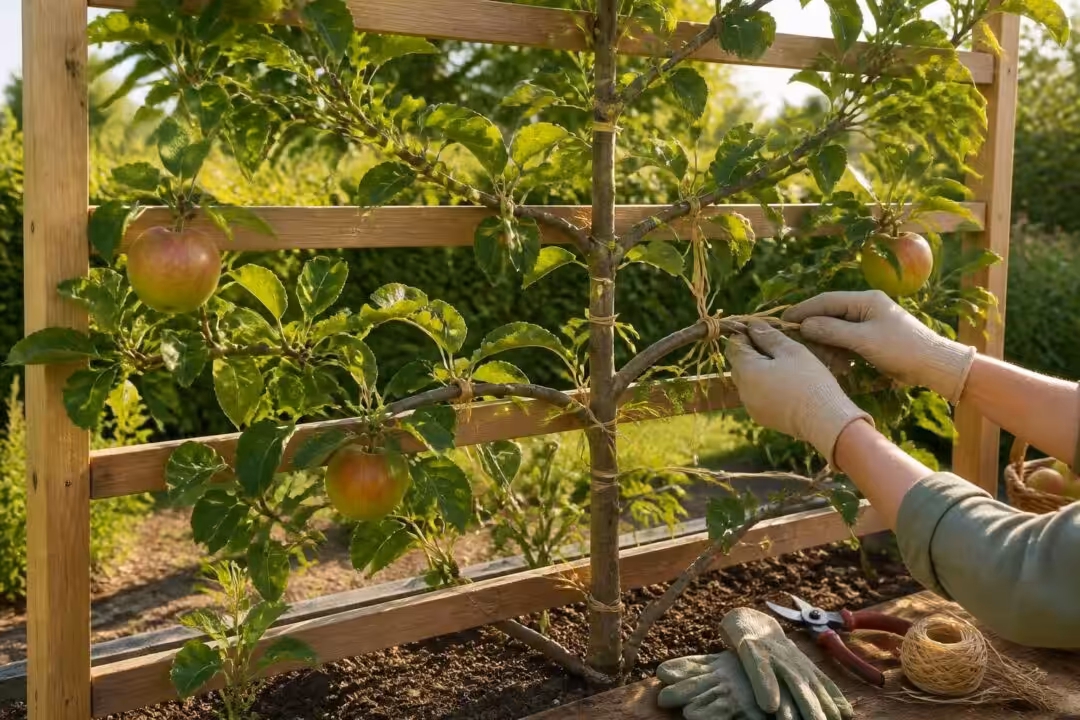 découvrez notre guide pratique pour maîtriser la culture en espalier et apprendre à conduire un arbre fruitier pas à pas, pour un jardin esthétique et productif.