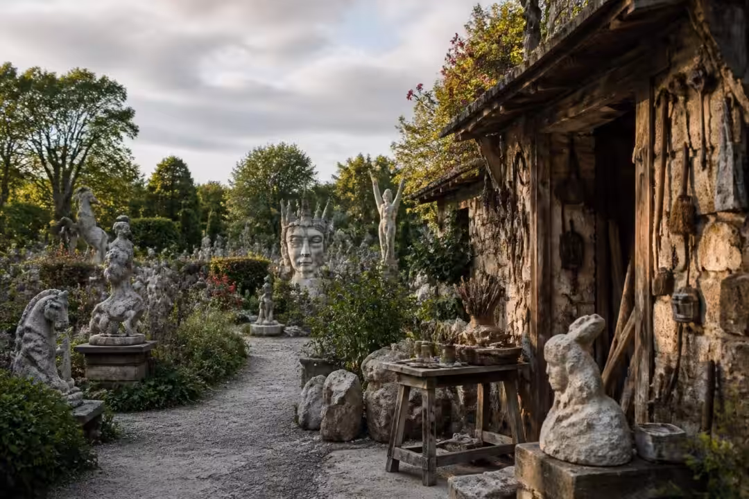 découvrez le « jardin de gabriel » en charente-maritime, un lieu unique avec 400 statues et un atelier figé dans le temps, offrant une expérience fascinante et originale à travers l'art et l'histoire.