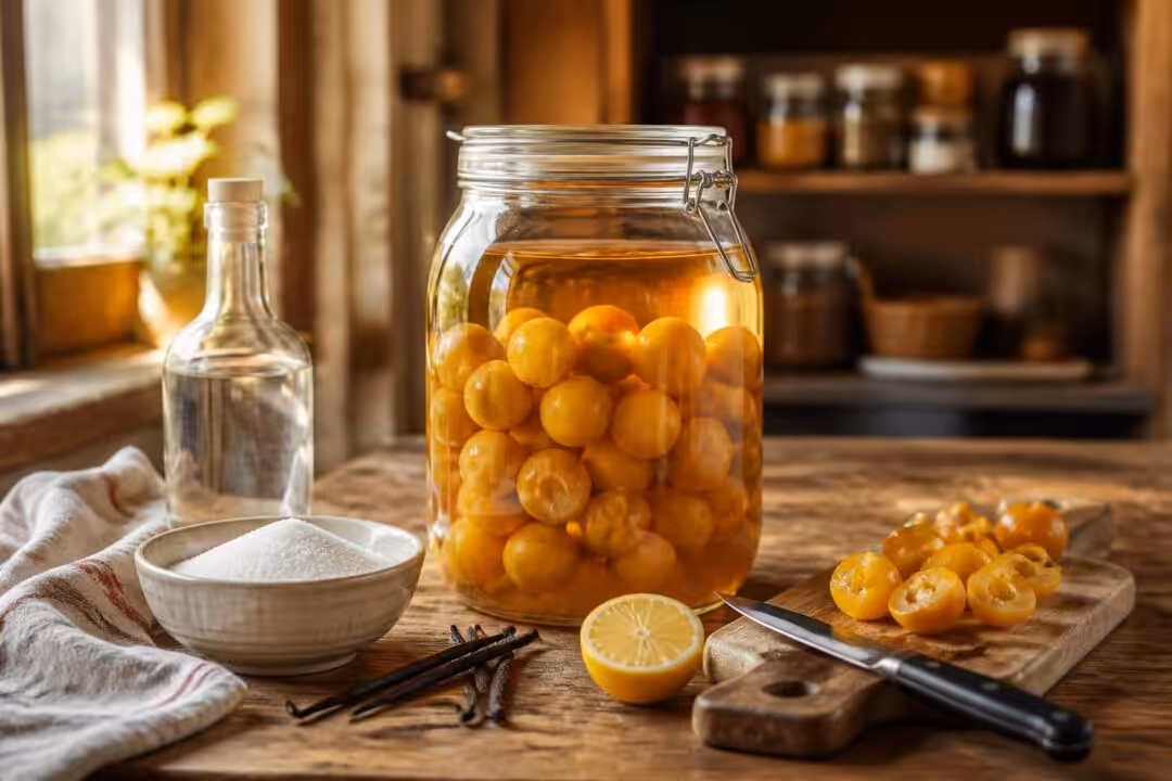 découvrez comment préparer une délicieuse liqueur de mirabelles maison avec des ingrédients essentiels et des étapes de préparation simples pour un résultat parfumé et naturel.