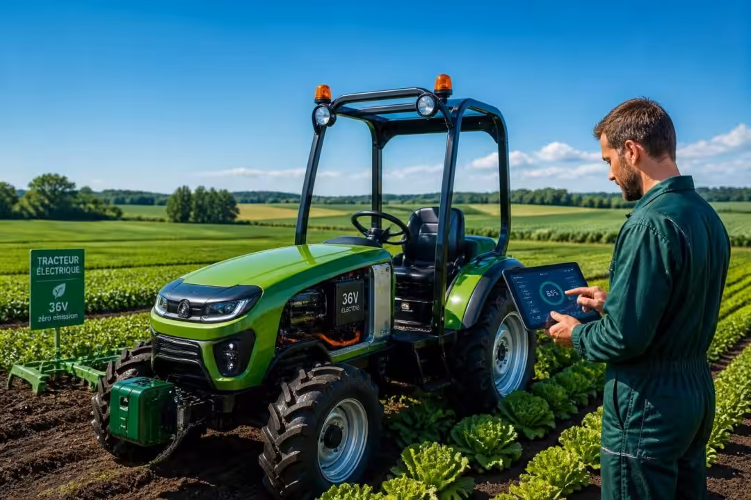 découvrez les avantages du tracteur électrique 36v, son autonomie performante et ses nombreuses applications dans le domaine agricole pour une agriculture durable et innovante.