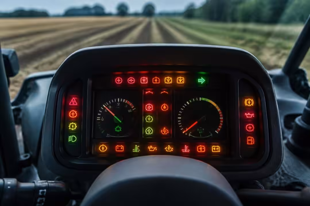 découvrez la signification des voyants du tableau de bord de votre tracteur agricole et apprenez à réaliser un diagnostic précis pour assurer son bon fonctionnement.